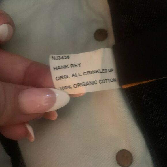 Nudie Jeans Co Hank Rey Button Fly Jeans in All Crinkled Up 34 x 34 - Picture 10 of 10